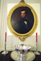 Take Me Home: John Parker was delighted to bring family heirlooms back to his ancestral home, including oils of his great-great-grandparents, Dr. Francis Simmons Parker and Mary Taylor Lance Parker. The portraits hang proudly in Mansfield’s dining room.