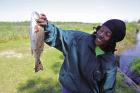 Catch of the Day: Martha Reed White has been fishing the Black River pools at Mansfield Plantation since she was three years old