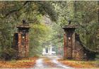 <p>
This brick entryway greets guests of the Mansfield Plantation Bed &amp; Breakfast.</p>

