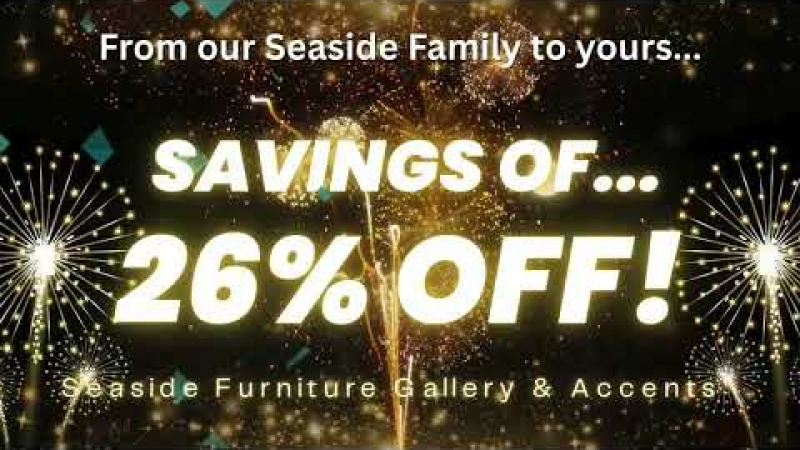 Embedded thumbnail for Seaside Furniture Gallery January 2026