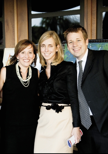 Tanya MacDonald with Elizabeth and Adam Rudd