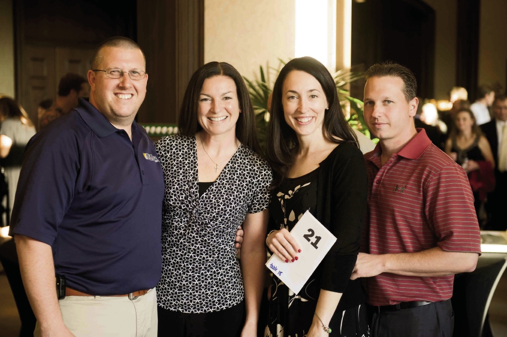 Jason and Beth Boudreau with Kerri and Josh Boudreau