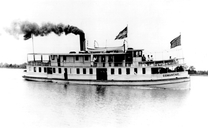 During the early 20th century, the Comanche made weekly runs to North Island, ferrying passengers to the island for 25 cents rou