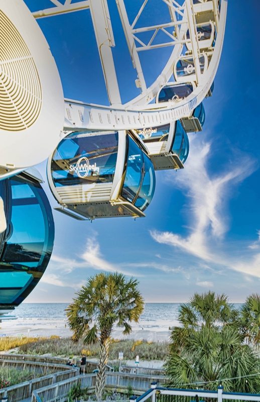 The oceanfront Sky Wheel in Myrtle Beach.