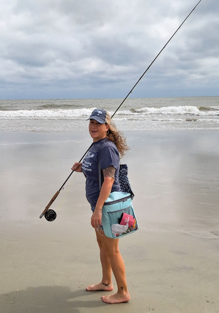 A casual stroll down the beach with a fly rod built yourself will bring a smile to your face.