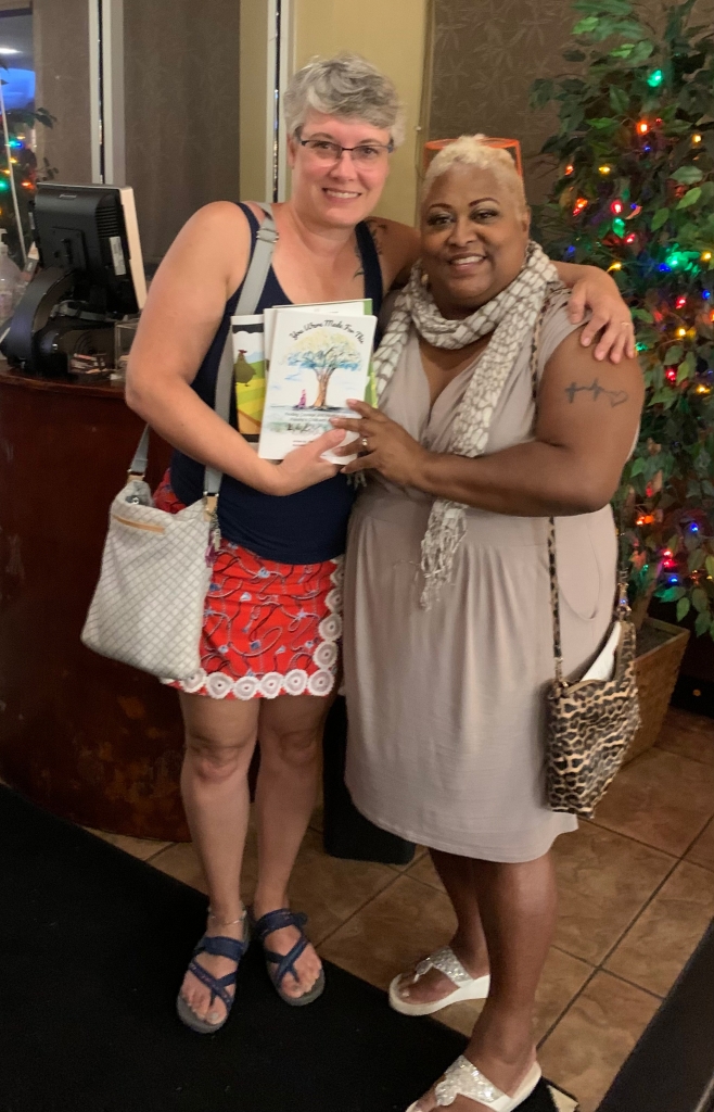 Jeffreys with her publisher, Lisa Santiago McNeill.