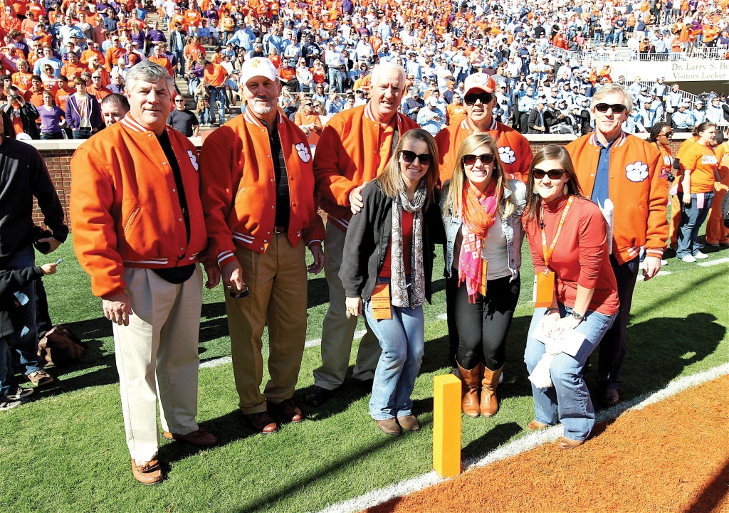 Rachel while working at Clemson University athletic department.