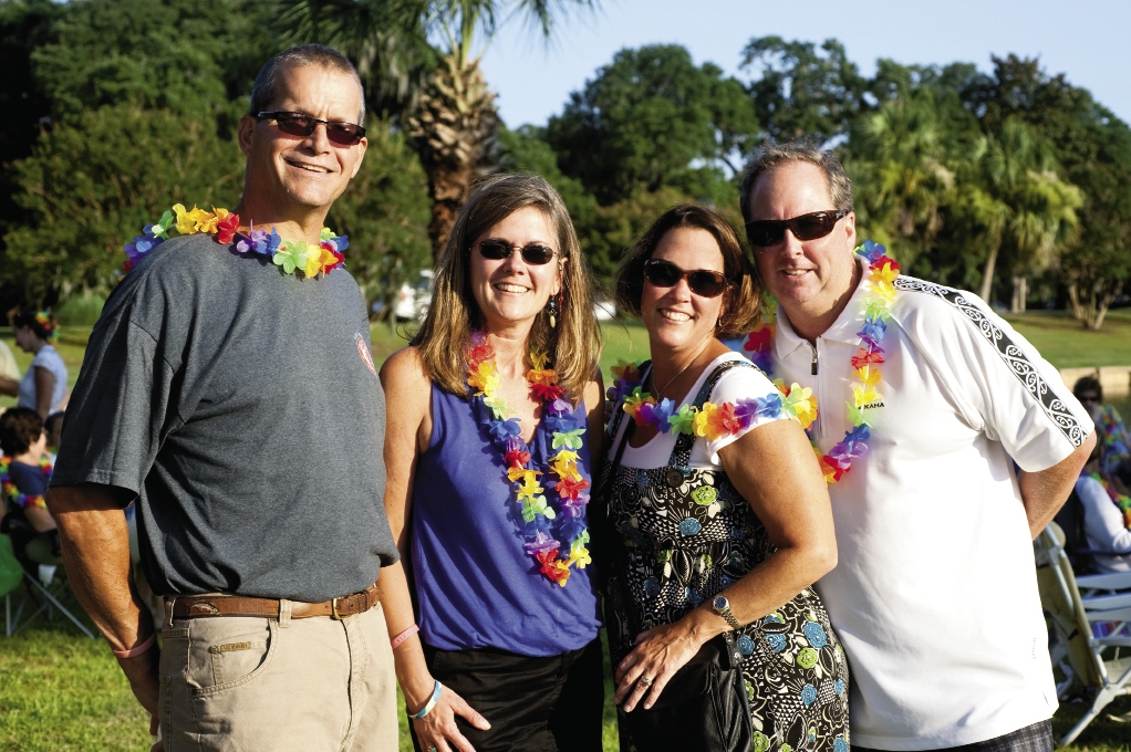 John and Dee Braswell with  Marty and Bobby Hipp