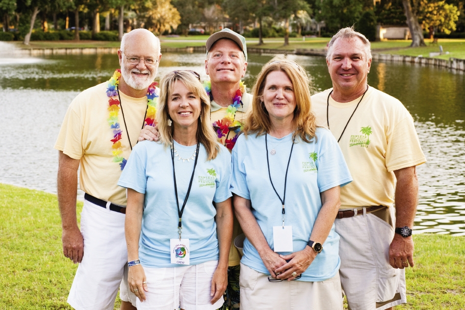 Randy Hollister, Diana Evans, Neil Benson, Kathryn Bishop and Johnny Weaver