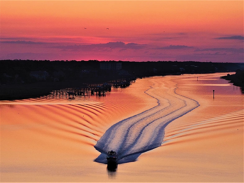 A Morning Cruise On The Intracoastal Waterway - Mark Moore, Sunset Beach, N.C.