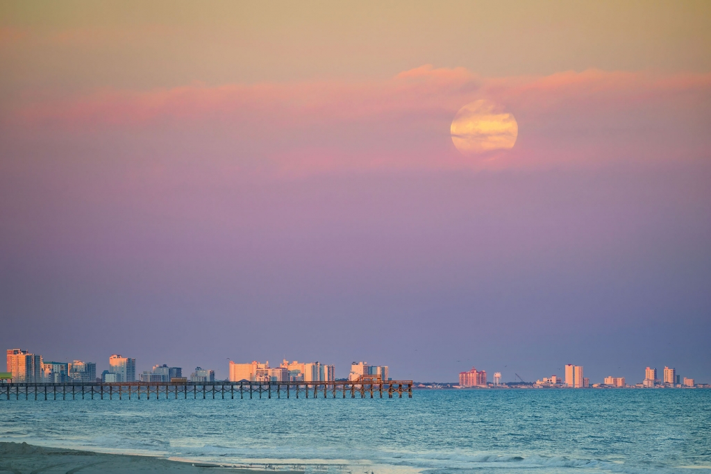 A Sunset Moonrise - Jon Snyder, Myrtle Beach