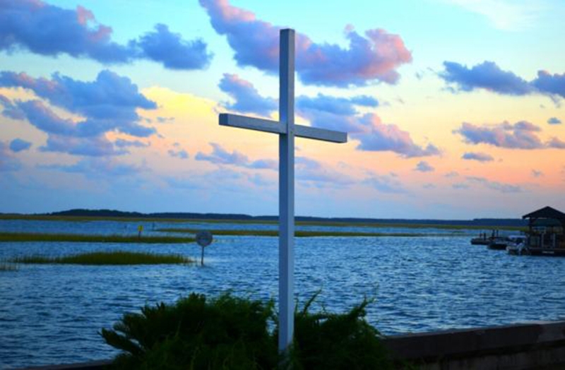 Austin Bond, &quot;Cross At Sunset&quot;