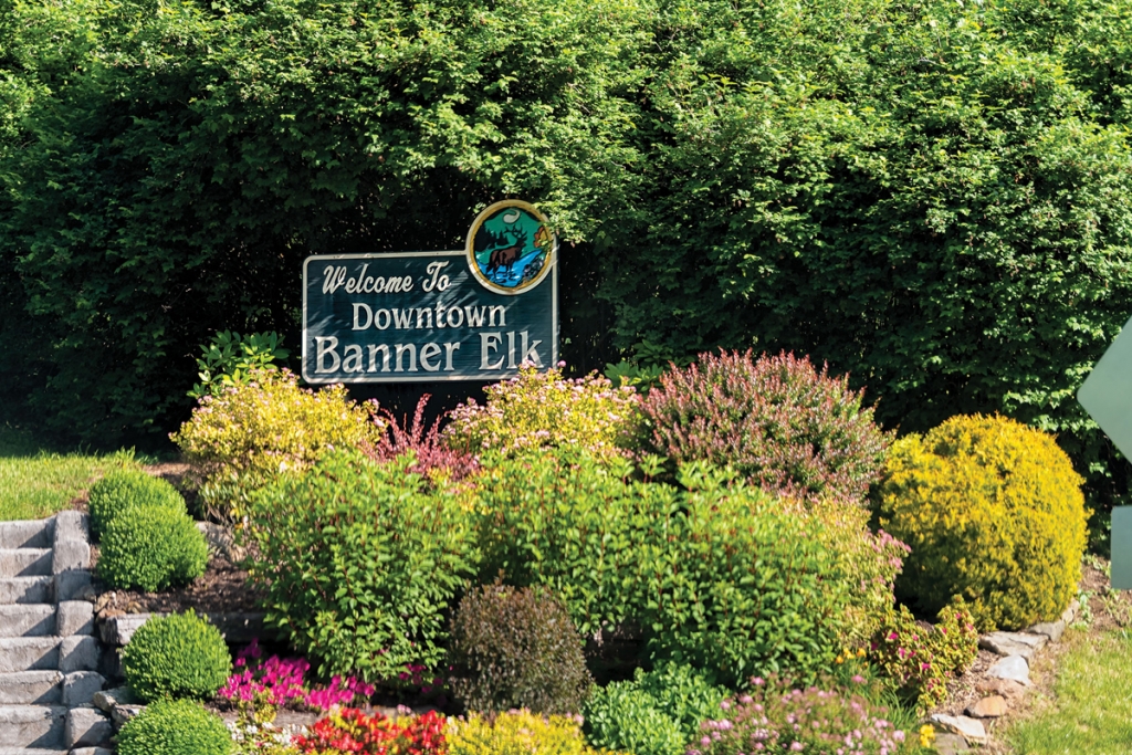 Enjoy Banner Elk&#039;s beautifully landscaped parks (right) and the annual Wooly Worm Festival (Oct 19-20).