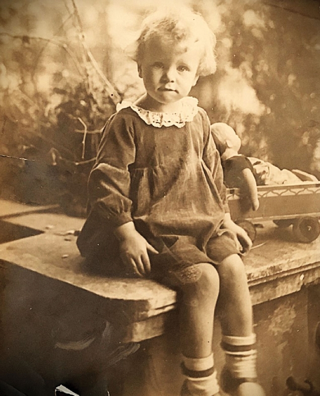 Eva Black, pictured at age 2.