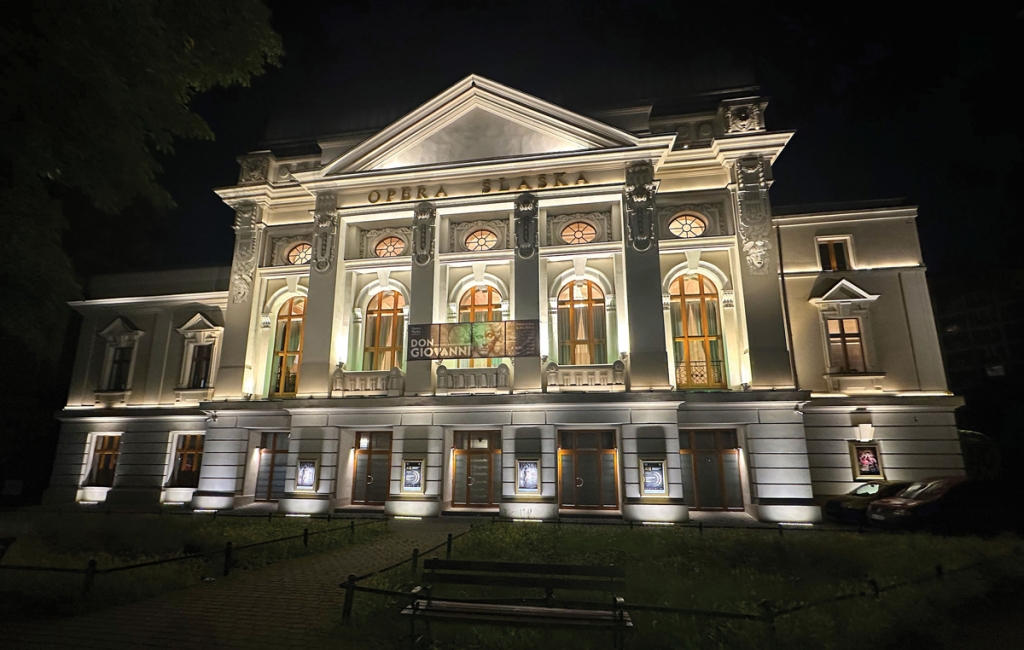 The stunning and ornate Opera Slaska in Bytom, Poland is the theater which once bore the name of Dean Black’s great-grandfather, Franz Landsberger. It was rededicated and his name restored in a 2024 ceremony.