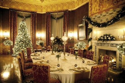 There are 68 trees inside Biltmore this year, including one in the breakfast room.