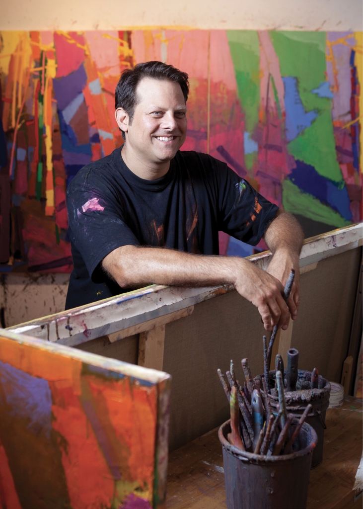 Brian Rutenberg in his New York studio.