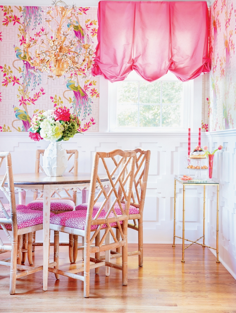 The Battleson Home: Pink accents push their way in just about every room in the Battleson home (with the exception of the master, per Joe’s request).
