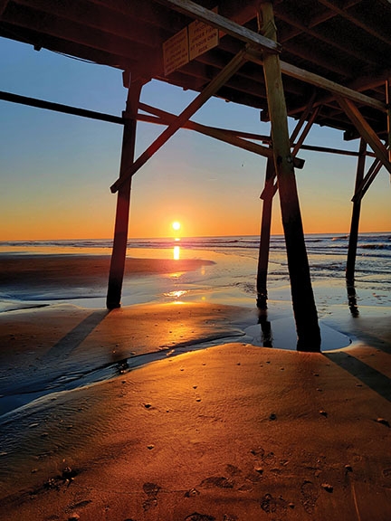 Captivating Sunrise Under Sunset Beach Pier - Maureen Elliott, Sunset Beach, N.C.