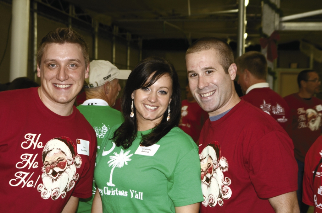 Zach Brockman, Stephanie Bohardt and Tyler Alewine