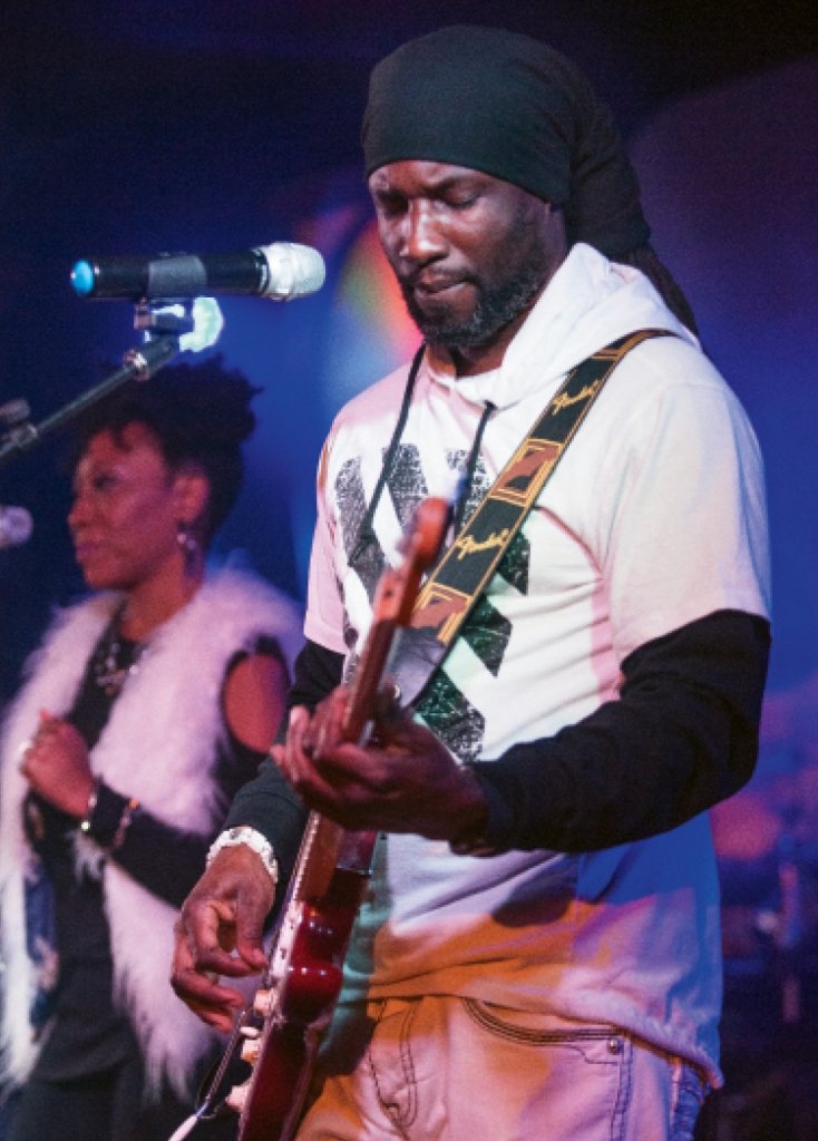 Guitarist Dorian Samuel performs with Tru Sol at 2001 Nighclub. Tru Sol has been a fixture on the Grand Strand for more than 13 years.