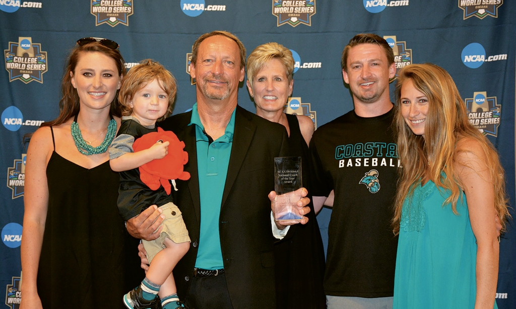 Not only is Gilmore the father of CCU baseball, but also a proud father of two, grandfather and husband. All Gilmores are CCU alumni.