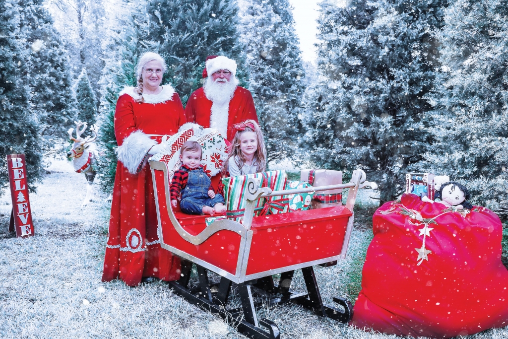 Santa Harry - Harry Woodbury, aka Santa Harry, is a longtime hammock weaver at the Original Hammock Shop in Pawleys Island. As Santa, you can find him with his Mrs. Claus, Susan Vernon Woodbury (pictured above with grandchildren), at the original Hammock Shops and in the Georgetown Christmas Parade.