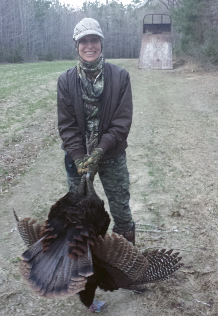 She&#039;s all smiles after her first turkey hunt