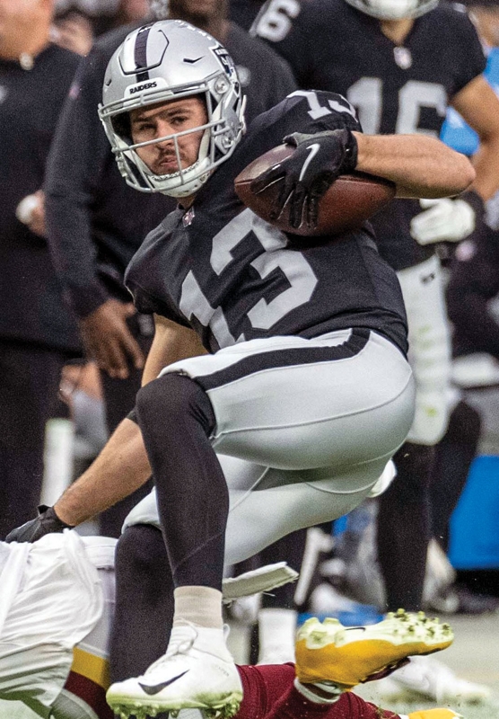 Former Raiders wide receiver Hunter Renfrow (also trained under Butler.