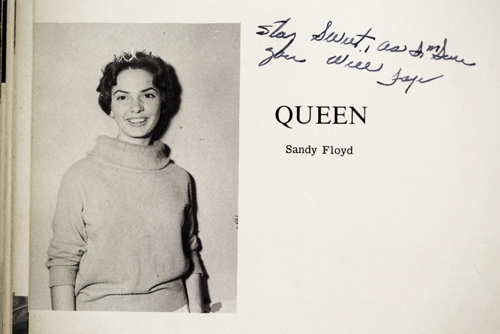 Sandra Flowers Floyd Hardwick was homecoming queen of Loris High School in 1962.
