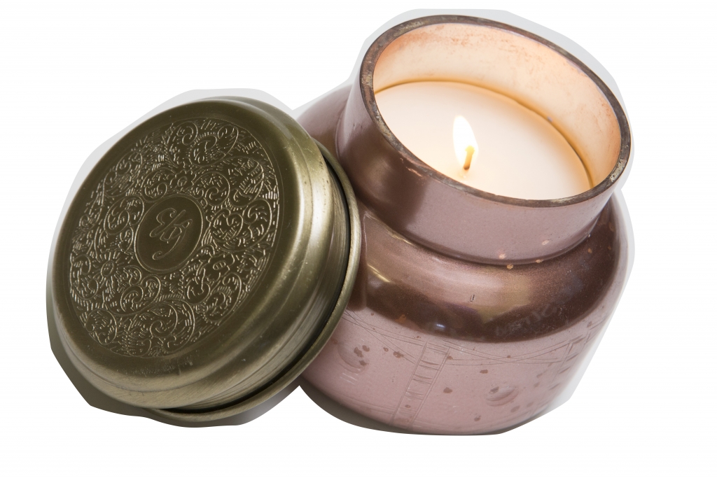Coming up Rose Gold Fill your home with the lovely aroma of gardenias and figs with these  Capri Candles.  $28. Anthropologie, 3340 Reed St., The Market Common.  (843) 232-0719