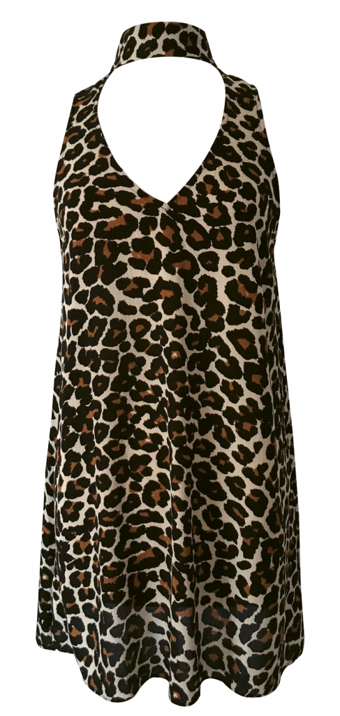 Don&#039;t Cheetah on Me A Mumu collared dress makes date night wild and free. $140. Gallery Boutique