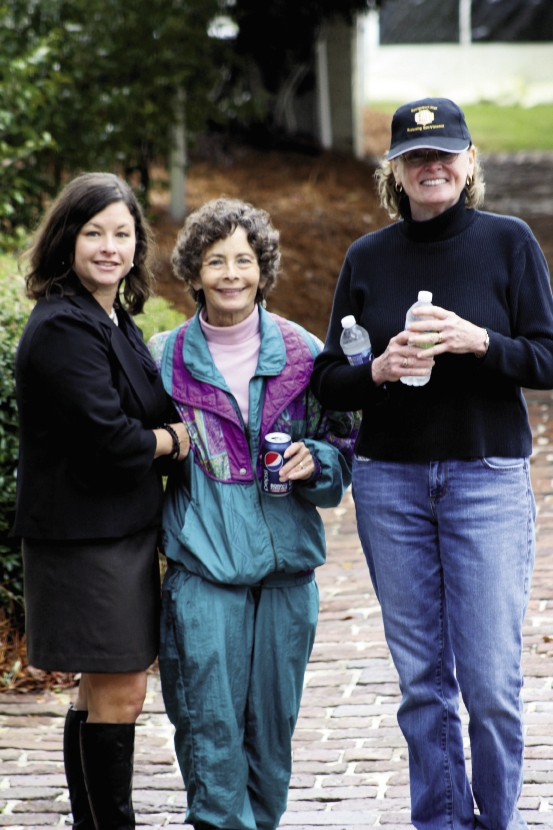 Carrie Cuthbertson, Donna Moeller and Joan Meacham