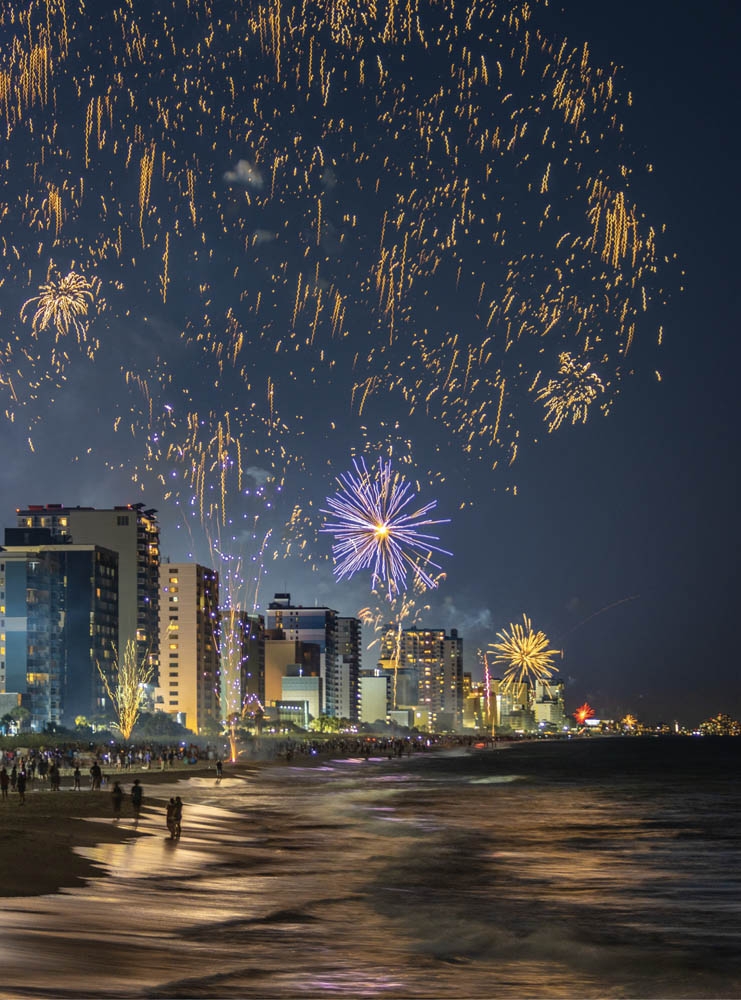 CELEBRATING THE 4TH - Charles Lawhon, From Springmaid Pier in Myrtle Beach