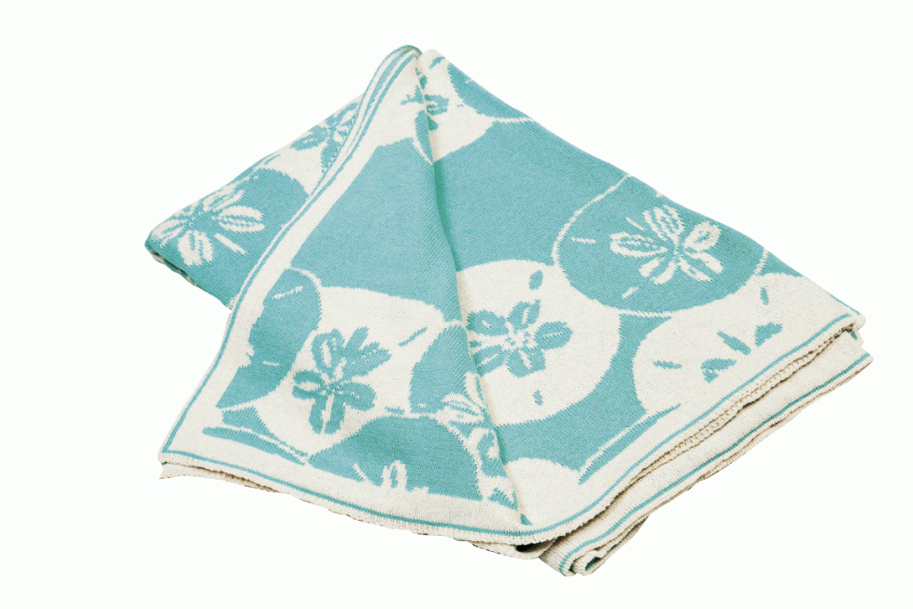 The Throws of Summer Stay warm on cooler nights with this gorgeous sand dollar blanket made by In 2 Green by Eco Luxury. You may want to stay under the stars for the entire night.  $175. Island Blanket Company. Sea Island Trading Company. 720 US-17, Little River.  (843) 273-0248