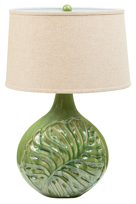 Lighten Up  Lacking a green thumb? Add a botanical lamp to your décor