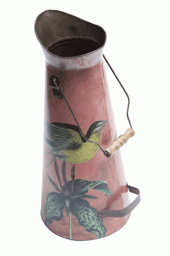 Birds of a Feather Gather the biggest buds you can to arrange in this vintage-inspired flower pitcher.   $36. Pawleys Eclectic Home, 11388B Ocean  Highway, Pawleys Island. (843) 237-9882