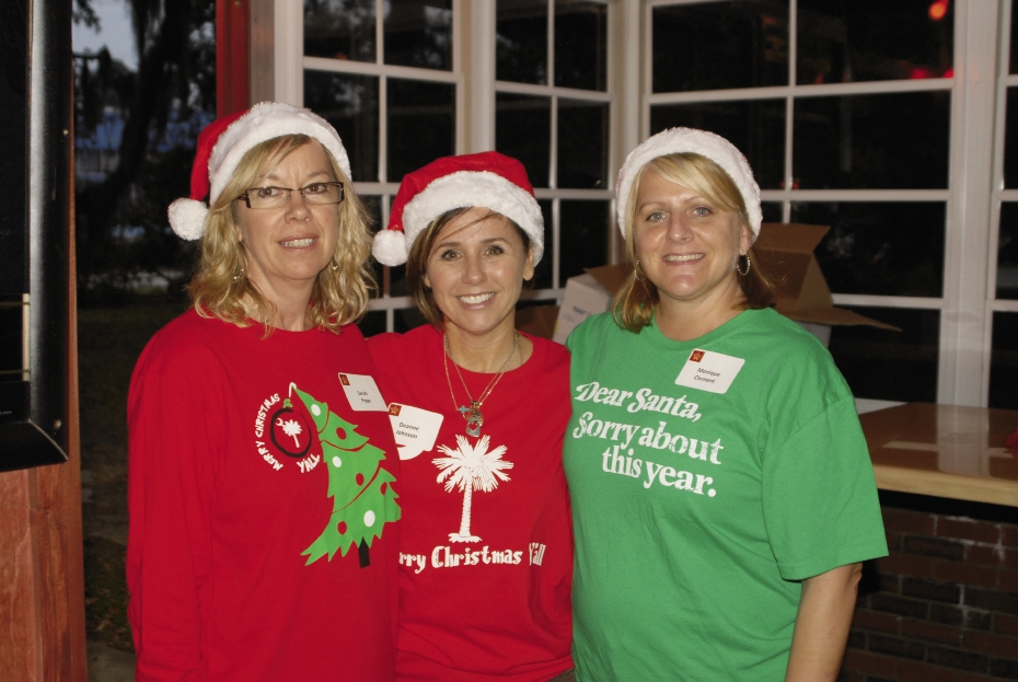 Sarah Pope, Deanne Johnson and Monique Clement