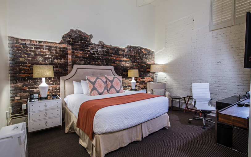 Southern hospitality: Hotel Florence, more than 220 years old, fuses historic charm with modern touches.
