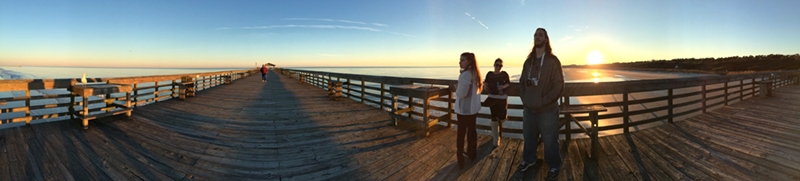 Leslie Fried, &quot;Sunset on the Pier&quot;