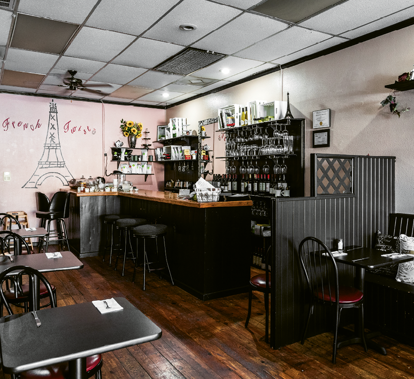 From Schnitzel to Coq Au Vin: French Twist Tea Room took over the former location of Cafe Old Vienna, keeping the cozy elements intact but adding a French flair.