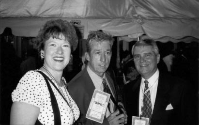 Elbow Rubbing: Mary Eaddy with Tom Hayden of the Chicago Seven and former S.C. Lt. Gov. Mike Daniel. This was taken in Chicago, and it was the first time Hayden had visited the city after riots at the Democratic Convention in 1968.
