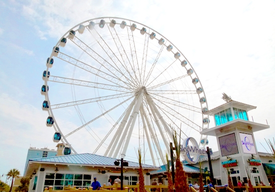 SkyWheel Myrtle Beach, minutes before the grand opening.