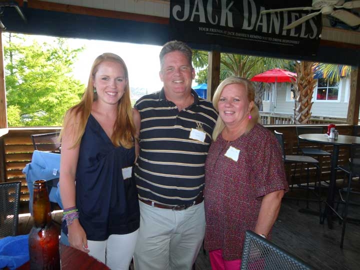 Molly, Dennis and Joan Brady