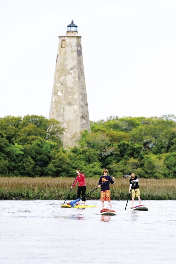 &lt;p&gt;<br />	Under the watchful eye of the 193-year-old Old Baldy Lighthouse, paddleboarders try their hand at a modern take on an ancient sport.&lt;/p&gt;
