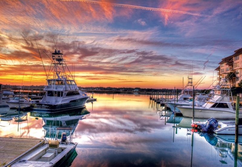 Thomas Baccari, &quot;Marlin Quay Marina Sunset&quot;