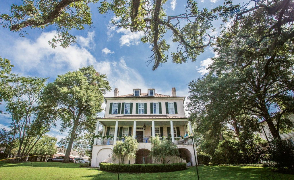 Making History: Not only was the Duttons’ wedding an historic date, but it was also set on the historic site of the Kaminski House Museum in Georgetown, which dates back to the 18th century.