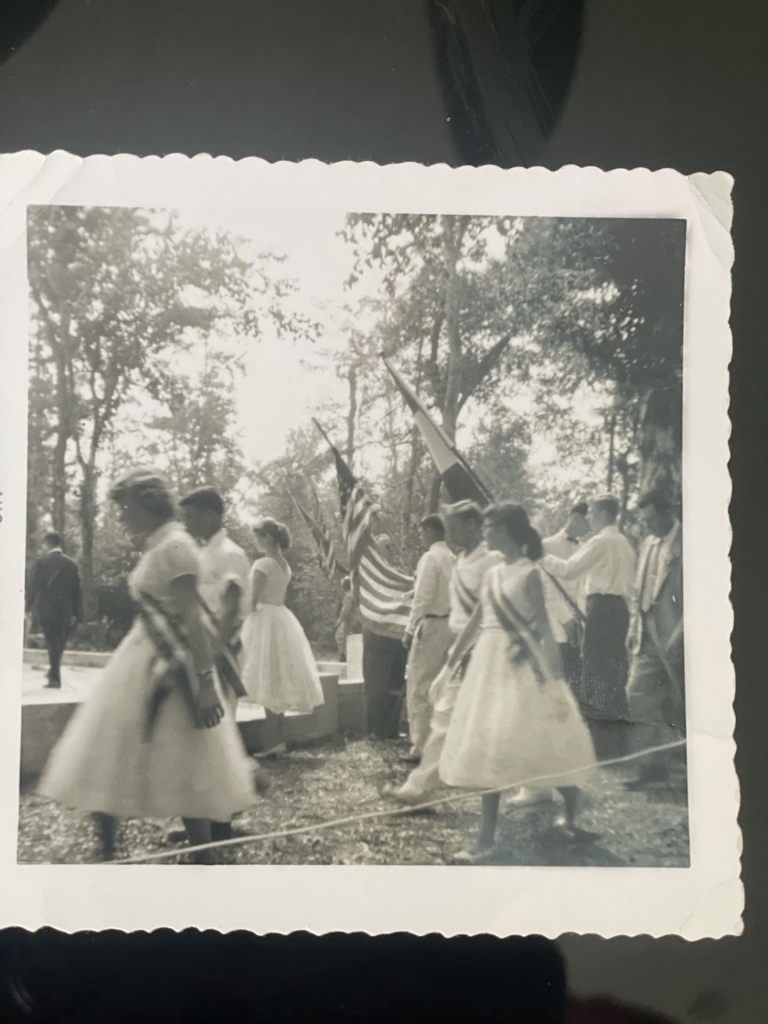 The dedication of the Vereen Memorial Gardens.