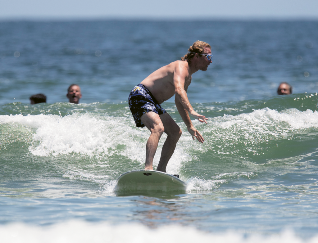 Brian Shaw partcipates in a recent Wheel to Surf event.