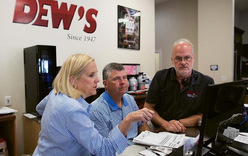 Though they face stiff competition from the big box stores, Teressa and Linley Dew continue to work hard for their customers and always in the hope of attracting new customers who prioritize friendly and affordable service.